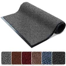 Image of Large Heavy Duty Non-Slip Rubber Barrier Washable Door Mat Kitchen Hallway Floor