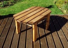 Image of Charles Taylor Hand Made Chunky Rustic Wooden Traditional Coffee Table