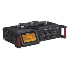 Image of Tascam DR-70D 4-channel Stereo Audio Recorder for DSLR Cameras