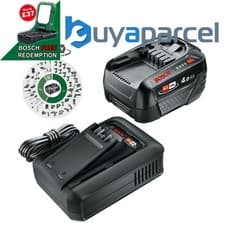 Image of Bosch Starter Set 18V PBA 4.0Ah Battery + Fast Charger AL1844 - Power For All