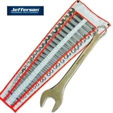 Image of Jefferson 25PC Professional Metric Combination Spanner Set 6mm - 32mm