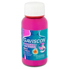 Image of Gaviscon Double Action | Mint Flavour Liquid | Heartburn&Indigestion | 2 X 150ml