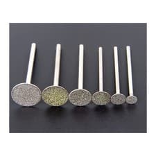 Image of Shank Diamond Burr Grinding Flat Head Bit For Rotary Tool 0.5mm-16mm 2.35mm/3mm