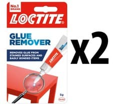Image of Loctite Glue Remover 5g for Stains, Ink, Marker Pen & Sticky Labels 2 PACK