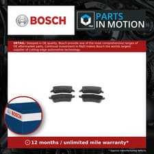Image of Brake Pads Set fits VOLVO XC60 Mk1 Rear 2.0 3.0 2.0D 2.4D 13 to 17 B6304T3 Bosch