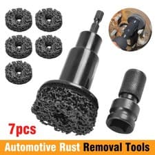 Image of 7X Wheel Hub Resurfacing Kit Wheel Stud and Hub Cleaner, Quick Rust Removal Tool