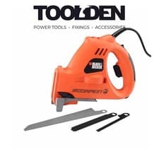 Image of Black & Decker KS890ECN-GB Scorpion Electric Hand Saw 400W 230V