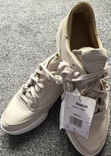 Image of Reebok White Club C Clean Lace-Up Men's Trainers UK 6 New Without Box