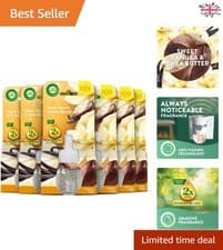 Image of Air Wick 6 Refills x 19ml - Filling Your Home with White Vanilla Bean Delight