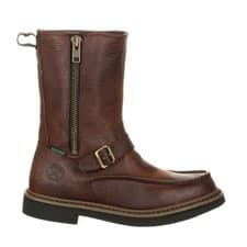 Image of Georgia Boot Side Zip Waterproof Work Wellington