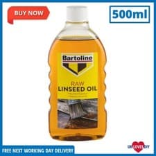 Image of Bartoline Raw Linseed Oil Restores the Natural Sheen Nourish and Protect 500ml