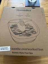 Image of Homedics Bubblemate Foot Spa and Massager with Keep Warm Function, Soothing Soak