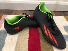 Image of Adidas X Speedportal.4 TF Astro Turf Football Boots Mens Black UK 9