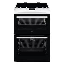 Image of AEG 5000 SurroundCook Electric Cooker with 4 Zone Induction Hob - CIX6540ACW