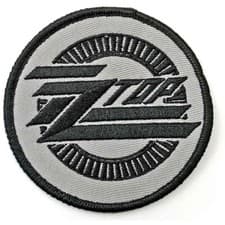 Image of ZZ TOP circle logo 2020 WOVEN SEW ON PATCH official merchandise