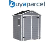 Image of Keter 230255 Manor Garden Shed Grey 6 x 5ft KET230255