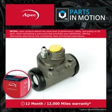 Image of Wheel Cylinder fits PEUGEOT 205 1.6 Rear Left 84 to 98 Brake 440265 Apec Quality
