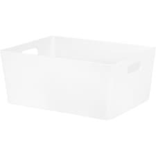 Image of WHAM Studio Basket Rectangular 11.5L Ice White