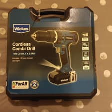Image of Wickes cordless combi drill 18v Li-ion 1 x 2.0 Ah