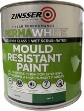 Image of Zinsser Perma White Self-Priming Interior Matt Paint 1 Litre White