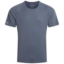 Image of Craghoppers Mens NosiLife Solar Shield+ Short Sleeve T Shirt - Dark Pewter