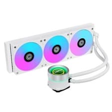 Image of 4718466013514 Lian Li GALAHAD II 360 Trinity AiO Water Cooler, ARGB - white LIAN