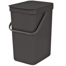 Image of Brabantia Sort & Go Waste Bin, 12L - Grey