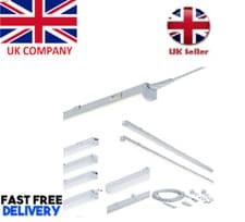 Image of Knightsbridge 230V 9W/4W LED Linkable Striplight Cool White 4000K Kitchen Cab