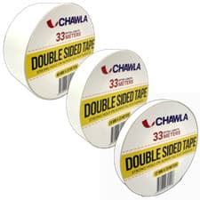 Image of DOUBLE SIDED TAPE CLEAR TAPE STRONG CRAFT ADHESIVE 12MM 24MM 45MM x 33M
