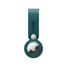 Image of Genuine / Official Apple AirTag Leather Loop - Forest Green - New
