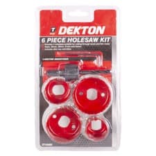 Image of Dekton Holesaw Kit 6 Piece