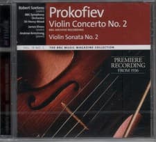 Image of Sergei Prokofiev - Violin Concerto No. 2 / Violin Sonata No. 2 - CD - F1460z