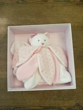 Image of Doudou et Compagnie Paris bear soft plush baby comforter