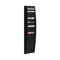Image of Fast Paper A4 Document Control Panel 25 Compartments Black V125.01