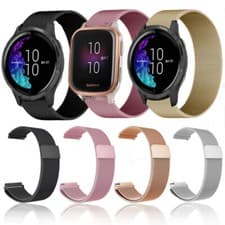 Image of For Garmin Smart Watch Replacement Metal Milanese Strap Band Bracelet 20mm 22mm
