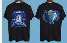 Image of Vintage AC DC Ballbreaker 1996 World Tour Black All Size Shirt