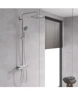 Image of Grohe Vitalio Joy System 260 Shower with Thermostat and Easy Reach Tray FREEPOST
