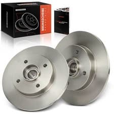 Image of 2x Brake Discs 249mm Rear Pair for Citroen C4 DS4 Peugeot 308 I 424965 424966
