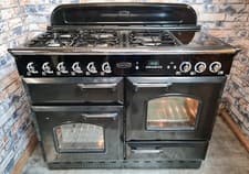 Image of Rangemaster Classic 110 Black/chrome Cooker - DELIVERY AVAILABLE(please read...