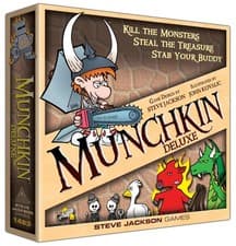 Image of Steve Jackson Games , Munchkin: Deluxe , Board Game , Ages 14+ , 1-4 Players , 3