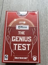 Image of Ginger Fox Mensa - The Genius Test Card Game- BRAND NEW