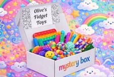 Image of Personalised Random Mystery Fidget Toys box Sensory Stress Relief ADHD Gifts UK
