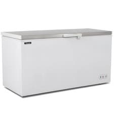 Image of NEW BLIZZARD SOLID CHEST FREEZER STAINLESS STEEL TOP 650L 1.8M WIDE RRP £1104