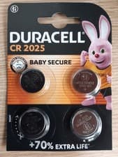Image of Duracell 2025 Battery CR2025 BR2025 DL2025 3v Lithium Coin Cell Button Batteries