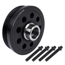 Image of 11238512072 Crankshaft Pulley+4 bolts for BMW E81 E91 116D 118D 120D 316D X1 X3