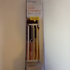 Image of Dreambaby Liberty Gate Extension White 9cm/3.5 Inch New In Box F901