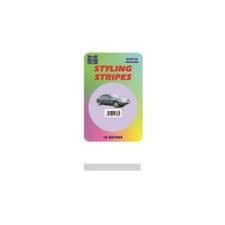 Image of NEW CASTLE PROMOTIONS SINGLE STRIPE SILVER 3MM 10M LENGTH CPS01S BEST QUALITY