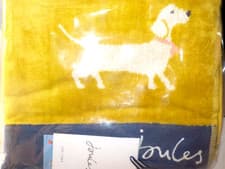 Image of Joules Sausage Dog Dachshund Cotton Velour Hand Towel BNWT, RRP £19-00