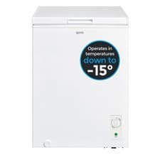 Image of Freestanding Chest Freezer, 99 Litre, White, Igenix IG100