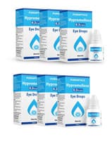 Image of 6 Pack Hypromellose 0.3% Eye Drops For Dry Eyes 10ml X 6 pk Brand May Vary -Ask